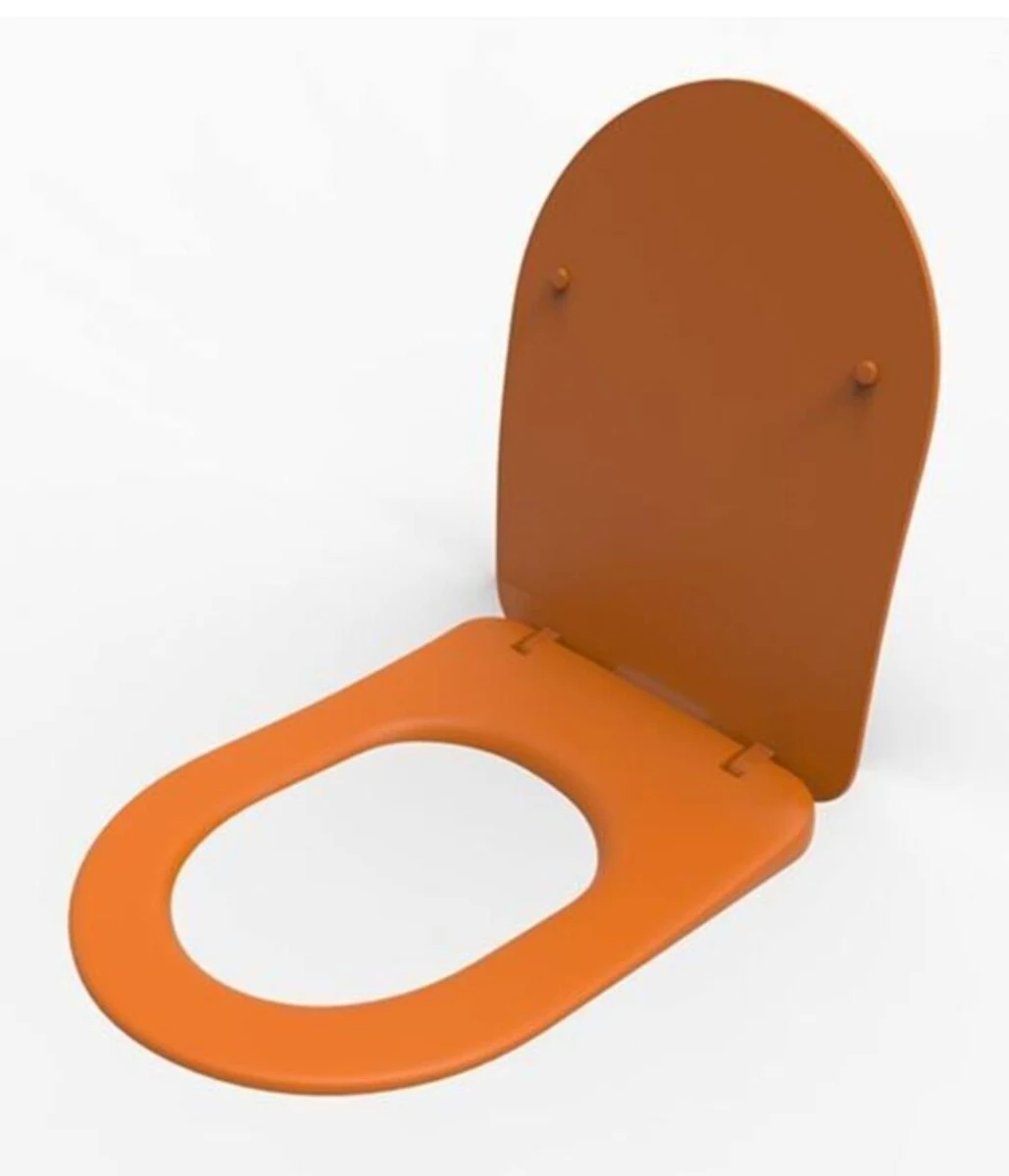 Lucco Yavaş Kapanan Duroplast Kapak Turuncu - Görsel 4